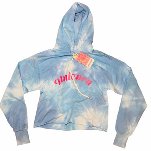 Ireneisgood XS Blue Tie-Dye Hoodie Pink Logo
NWTY2K Streetwear Athleisure